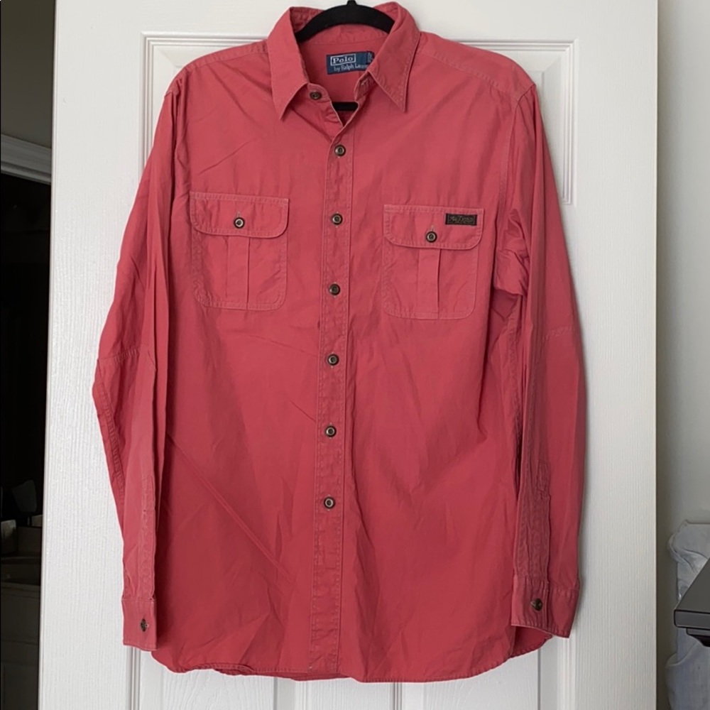 Polo by Ralph Lauren Dark Salmon Button Down